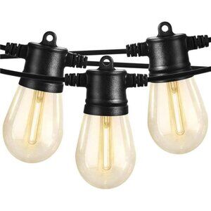 Outdoor String Lights, 96FT Patio Lights with 32 LED Shatterproof Bulbs, Hanging